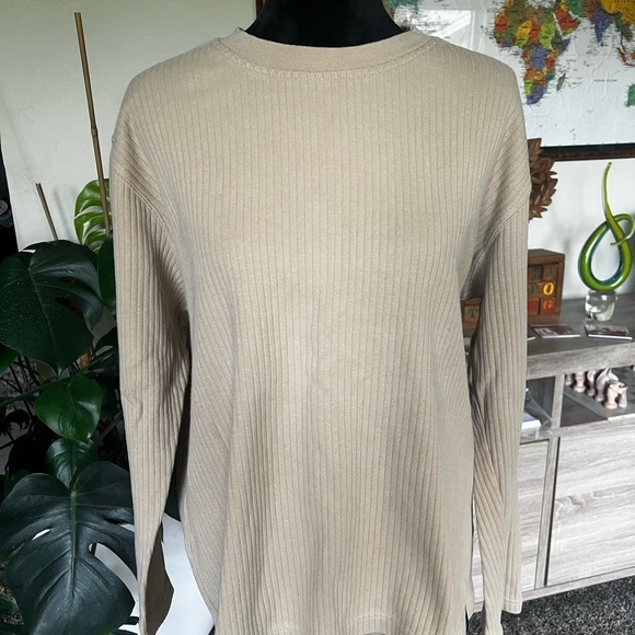 Aeropostale Other - Aeropostale Men's Tan Crewneck Longsleeve
